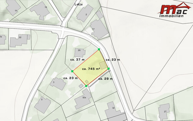 Großes Baugrundstück in sonniger Lage mit schöner Fernsicht