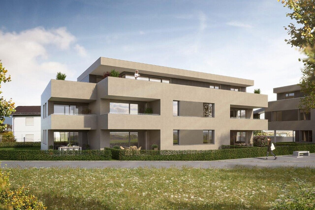 Großzügige und moderne 2-Zimmerwohnung in ruhiger und sonniger Lage in Mäder zu vermieten