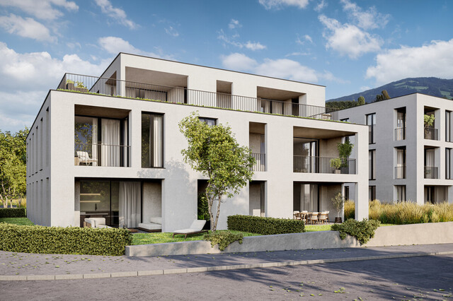 Neu gebaute 3-Zimmer Gartenwohnung in Dornbirn – modern, ruhig, zentral