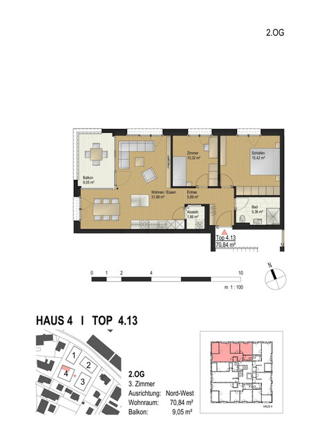 Wohnen am CAMPUS - 3-Zimmerwohnung | zentrumsnahe
