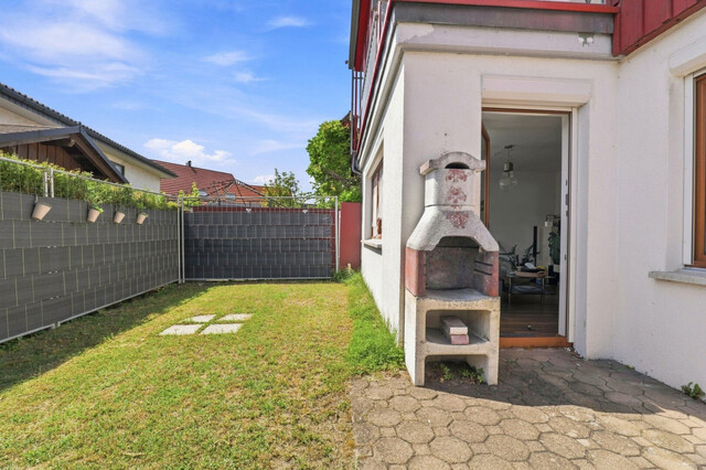 Charmante 3,5-Zimmer Gartenwohnung mit 2 Terrassen und Grünblick
