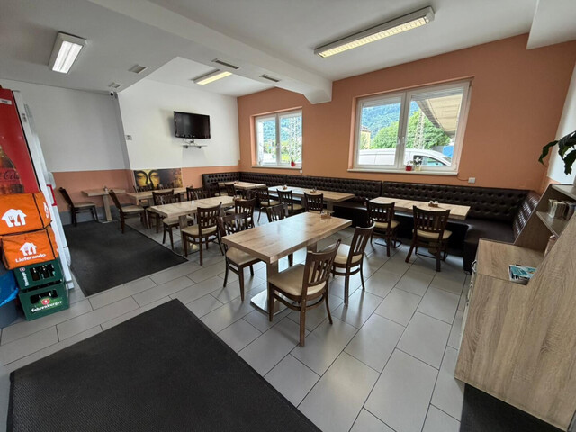 Attraktives Gastronomielokal mit ca. 100 Sitzplätzen und großzügiger Terrasse in Bludenz