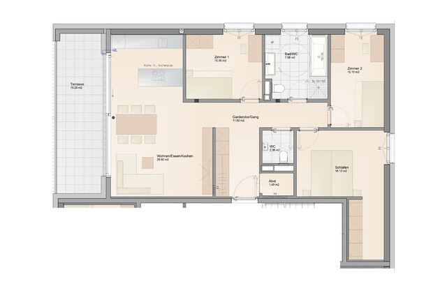 Herrliche 4-Zimmer Dachgeschosswohnung (Top B07)