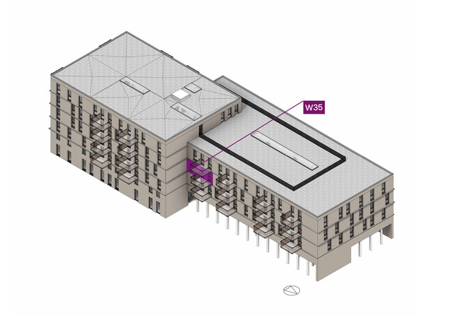Moderne 2-Zimmer-Neubauwohnung mit Balkon in Hard