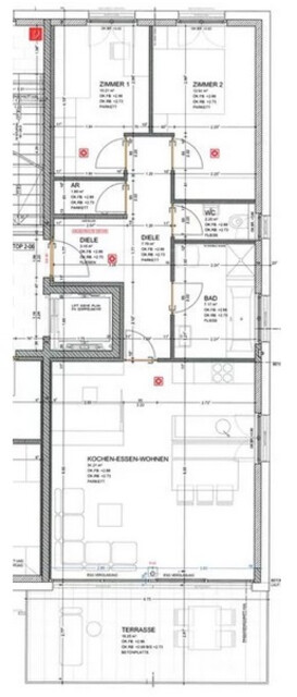 Hochwertig ausgestattete 3-Zimmer-Terassenwohnung
