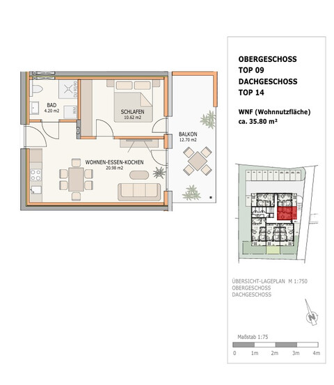 2-Zimmer Wohnung in Fußach - Perfekte Starter-Wohnung | 35,80 m² | mit Wohnbauförderung | Top 14