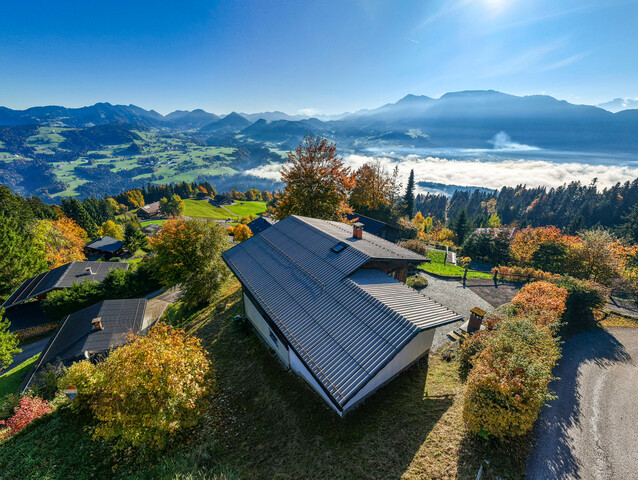 Großzügiges Ferienhaus mit Weitblick und Privatsphäre im Bregenzerwald