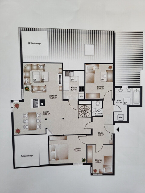 Gemütliche Dachwohnung mit Blick über Dornbirn