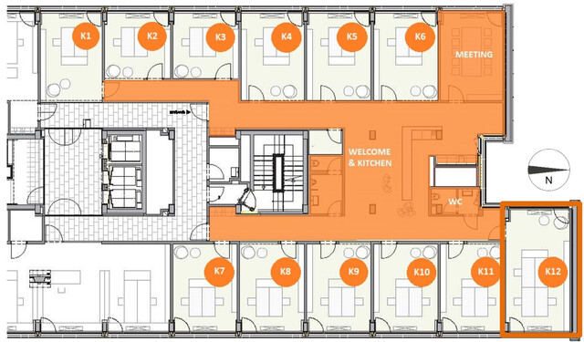 STADTWERK Hochhaus Salzburg – Büro für 4 Personen, voll eingerichtet, ein Fixpreis