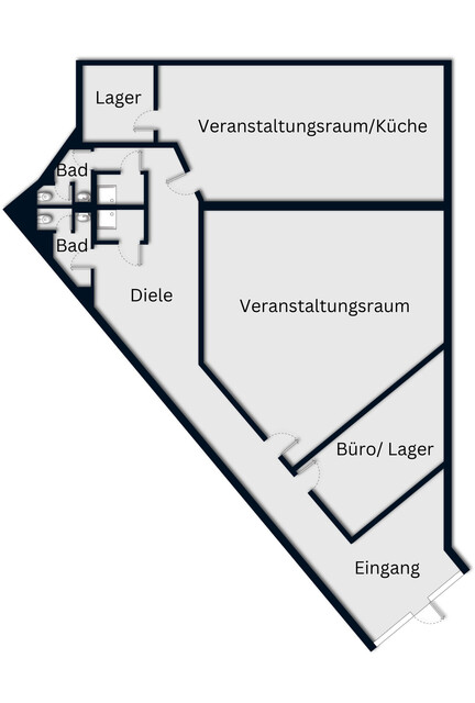 Vielseitige Gewerbefläche mit 269 m² in zentraler Lage