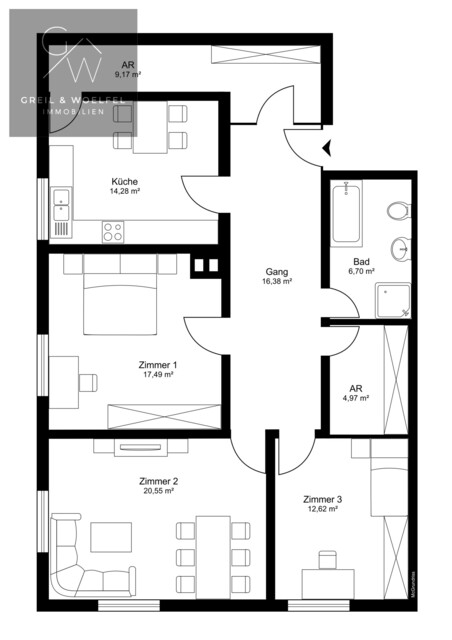 Modernisierte Eigentumswohnung in begehrter Lage von Hörbranz