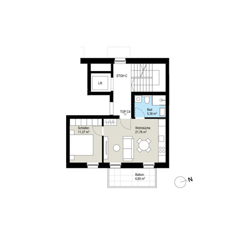 NEUBAU: Attraktive 2-Zimmer-Wohnung
