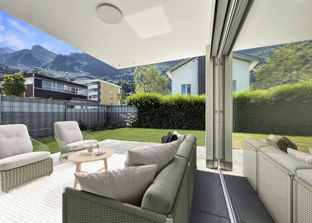 VERKAUFT - Neuwertige 3-Zimmer-Gartenwohnung in Zentrumsnähe