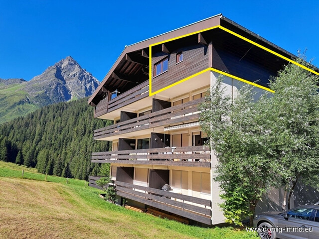 Seltenes Angebot: Dachwohnung mit Ferien-Zweitwohnsitzwidmung in der schönen Bergwelt von Gargellen!