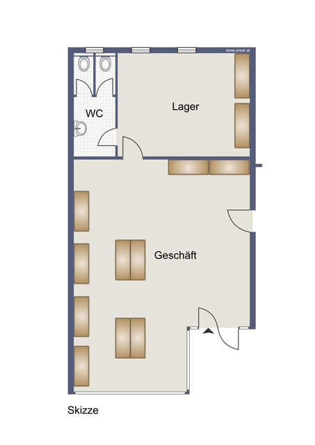 Attraktives Geschäftslokal in zentraler Lage