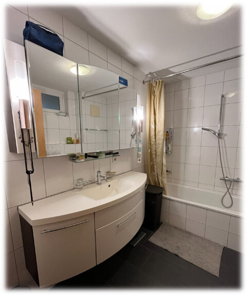 gemütliche Gartenwohnung mit großer Terrasse, Garage & Keller in Gebrauchtobjekt