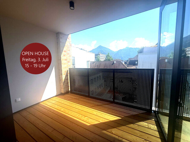 Erstbezug: helle 3-Zimmerwohnung im Zentrum von Dornbirn - mit Blick auf den Karren