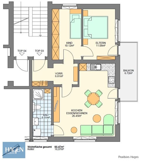 Lässige 3 Zimmerwohnung in Hohenems zur Miete!