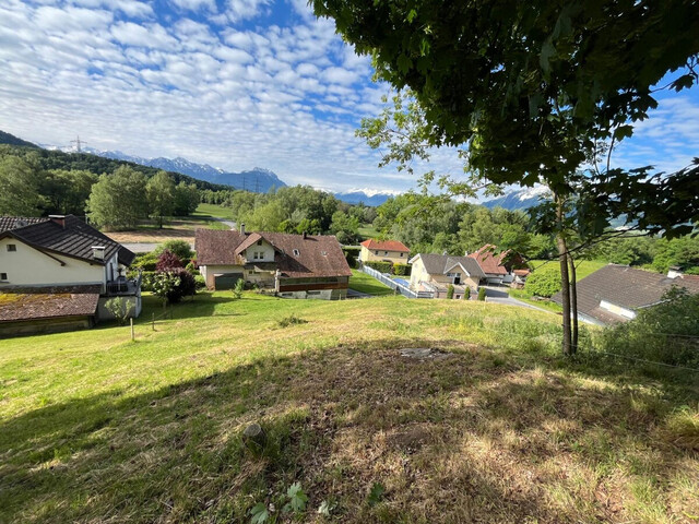 Grundstück in Hanglage am Naturparadies Koblacher Ried