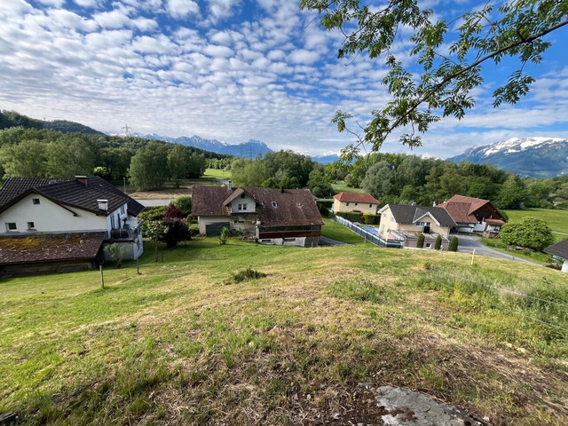 Grundstück in Hanglage am Naturparadies Koblacher Ried
