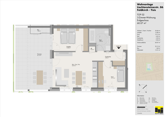 3-Zimmer-Terrassenwohnung