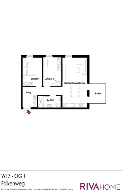 🏡 3-Zimmer-Eigentum für Generation 60+ – ab € 997 mtl. in Hard 