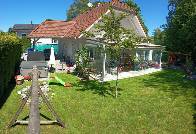 Modernes Einfamilienhaus provisionsfrei, mit Wintergarten, Whirlpool und großem Garten zentrumsnah in Sackgasse