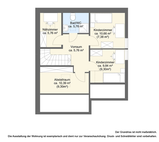 Wohnen auf zwei Ebene - großzügige Wohnung mit Balkon & Garten