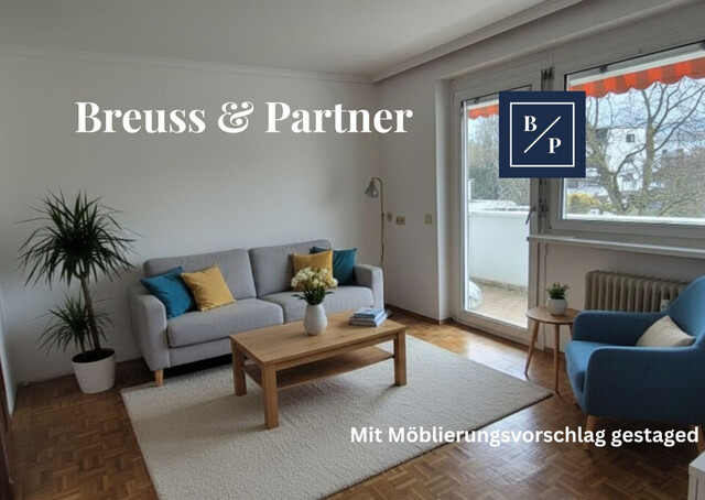 Einziehen & wohlfühlen: Frisch renovierte 3-Zimmer-Wohnung mit sonnigem Westbalkon