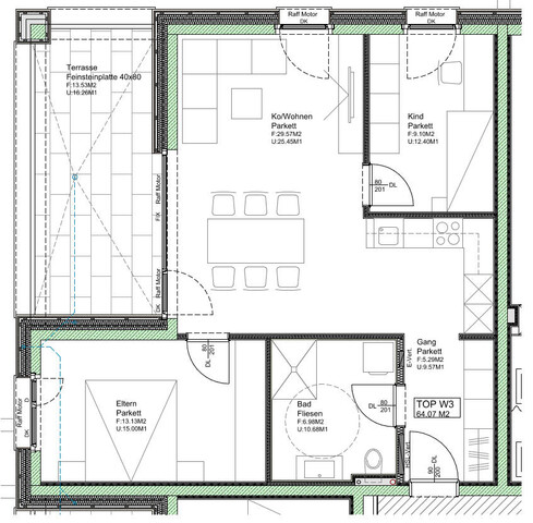 Tolle 3-Zimmer-Wohnung TOP 3 in Weiler-Dorfmitte