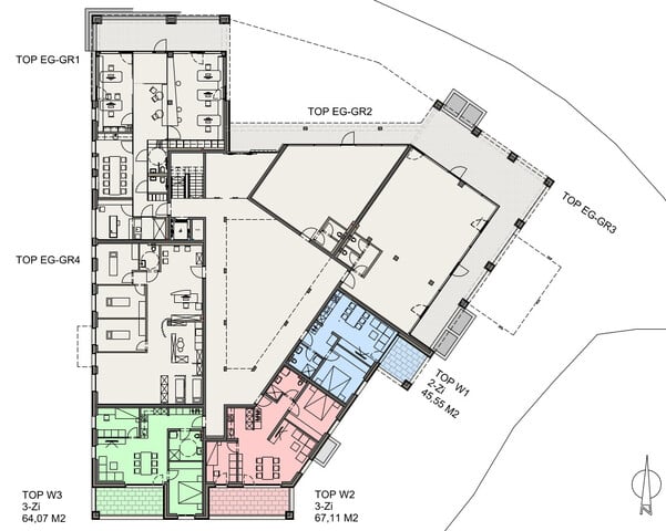 Tolle 3-Zimmer-Wohnung TOP 3 in Weiler-Dorfmitte