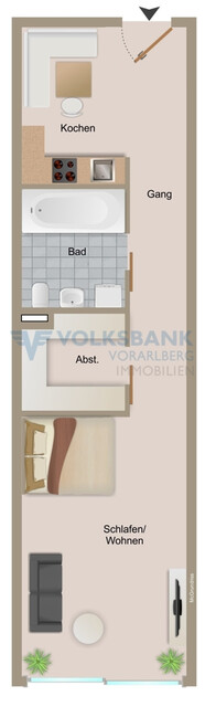 Kleinwohnung im Zentrum von Dornbirn!