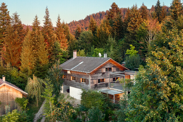 Exklusives Ferienrefugium über Dornbirn – Naturidylle mit beeindruckendem Bodenseepanorama - inkl. unbebauter Bauparzelle und Waldgrundstück
