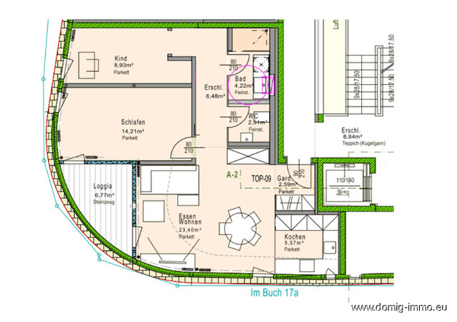 NEUBAU: Schöne 3 Zimmer Wohnung mit Loggia  und hochwertiger Ausstattung in Götzis! TOP 9