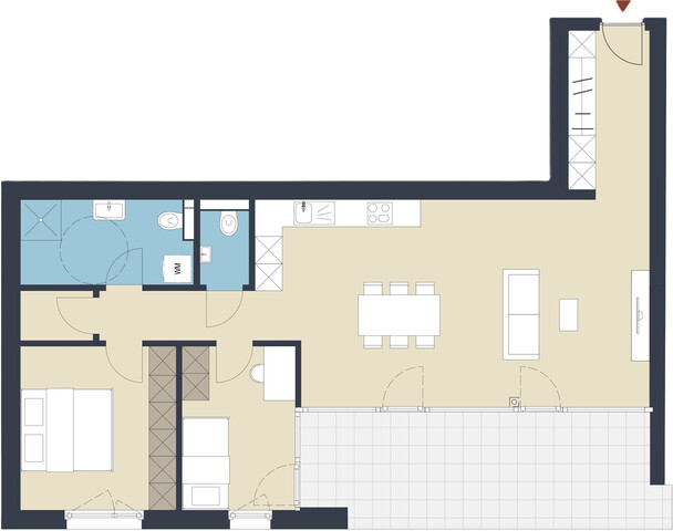 3 Zimmer Garten­wohnung zu verkaufen