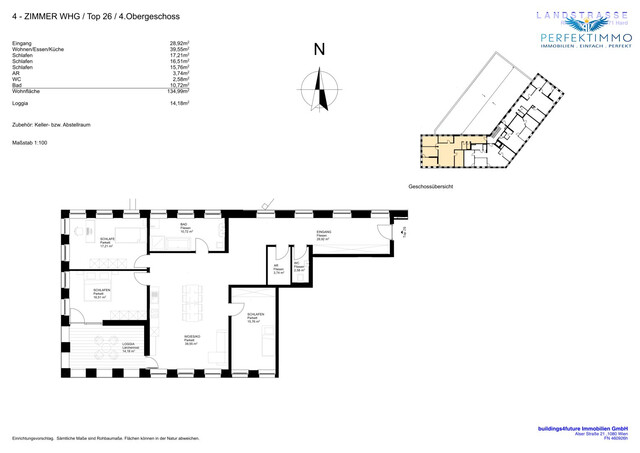 4-Zimmer-Wohnung mit großer Loggia in erstklassigem Neubau - verfügbar ab Juli 2026