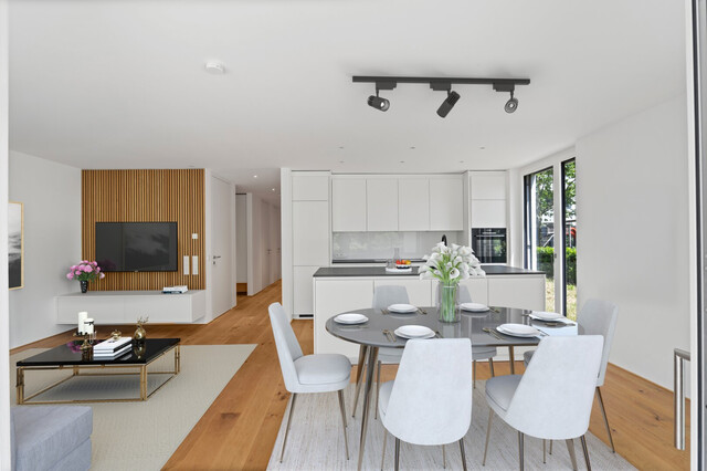 Exklusive 4-Zimmer Familienwohnung mit Garten und Terrasse in Hard