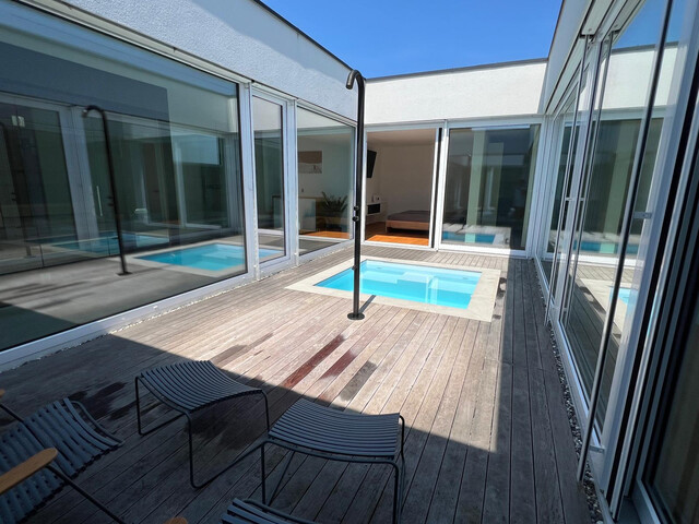 Exklusiver Designer-Bungalow mit Atrium, Wellnessbereich und hochwertiger Ausstattung in ruhiger Lage von Fußach - Privatverkauf – Provisionsfrei