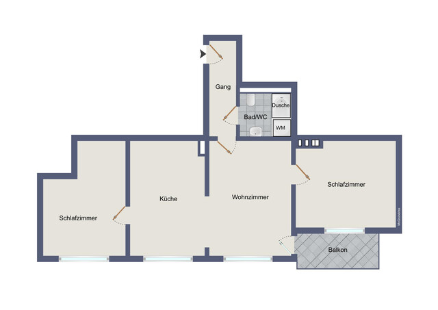 Attraktive 3-Zimmer-Wohnung in Feldkirch-Tosters – gepflegt und preiswert!