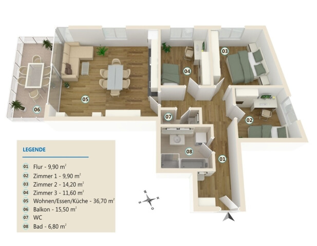 Familientraum in Dornbirn: Stilvolle 4-Zimmer-Terrassenwohnung zu vermieten!