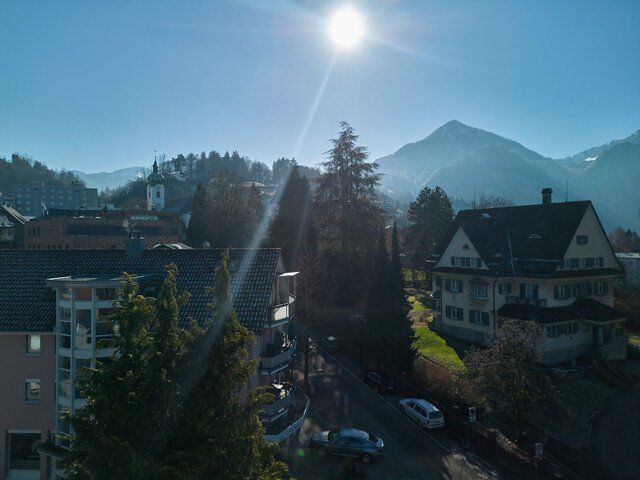 Werthaltige 2-Zimmer-Wohnung mit Aussicht im 3.Geschoss