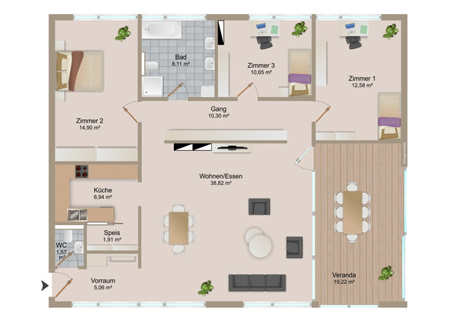 LICHTDURCHFLUTETE 4-ZIMMER DACHGESCHOSSWOHNUNG DIREKT IM ZENTRUM!