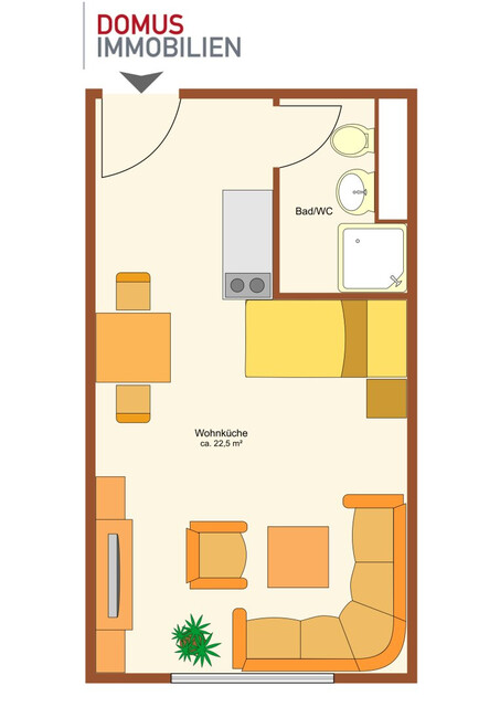 Ideales Apartment für Singles und Pendler!