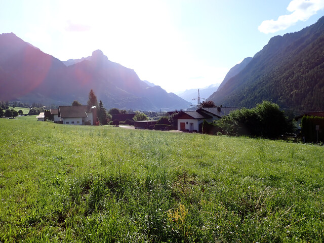 Bludenz-.Oberradin... Baugrundstück… Südhanglage, ideale Größe und verkehrsberuhigt…