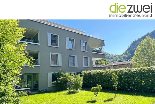 Naturnahes Wohnen im Herzen von Feldkirch: Sonnige 4-Zimmer-Gartenwohnung Naturnahes Wohnen im Herzen von Feldkirch: Sonnige 4-Zimmer-Gartenwohnung