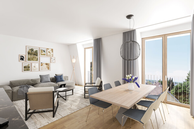 Dornbirn, Oberdorf -  sonnige 3- oder 4-Zimmer-Wohnung im 3. Geschoss mit Blick über ganz Dornbirn