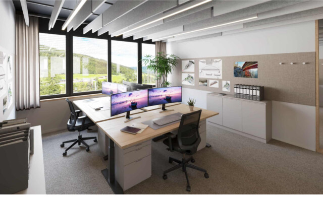 Moderne und hochwertige Neubau-Büros in attraktiver Lage in Koblach - ab Oktober verfügbar