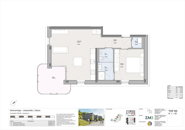 2-Zimmer-Terrassenwohnung in Götzis - Top B5