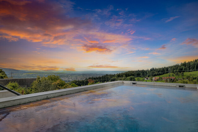 Exklusives Wohnen am Bodensee: Eckreihenhaus mit Pool und Bodenseeblick!