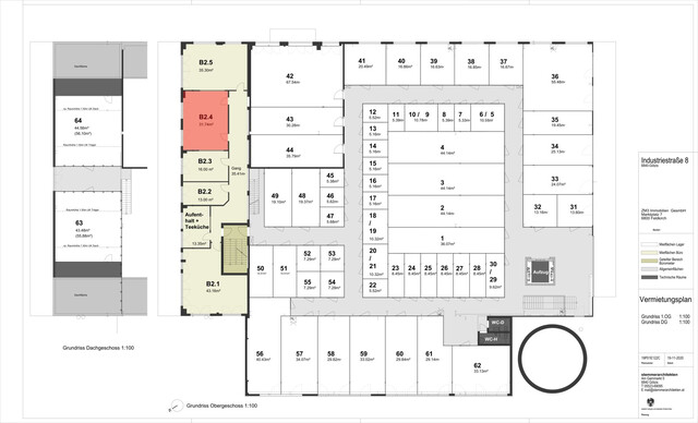 Kleine Büroflächen in Götzis von 13 - 35 m² zu MIETEN
